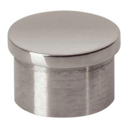 Lavi Industries , End Cap, Flush, for 1" Tubing, Polished Stainless Steel 40-600/1